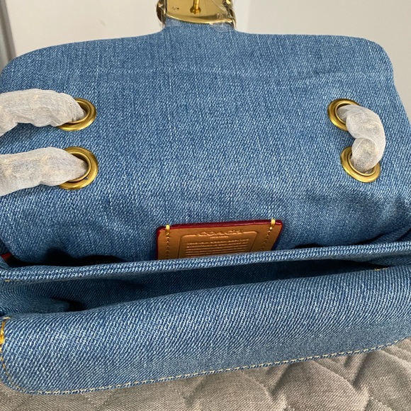 Coach Denim Tabby Shoulder Bag 20 - Picture 3 of 8